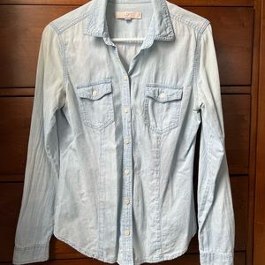 Loft light denim shirt
